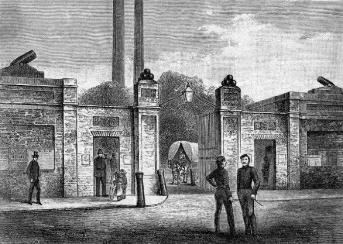 Framed Print : Woolwich Arsenal 1885 Framed Print : Woolwich Arsenal 1885
