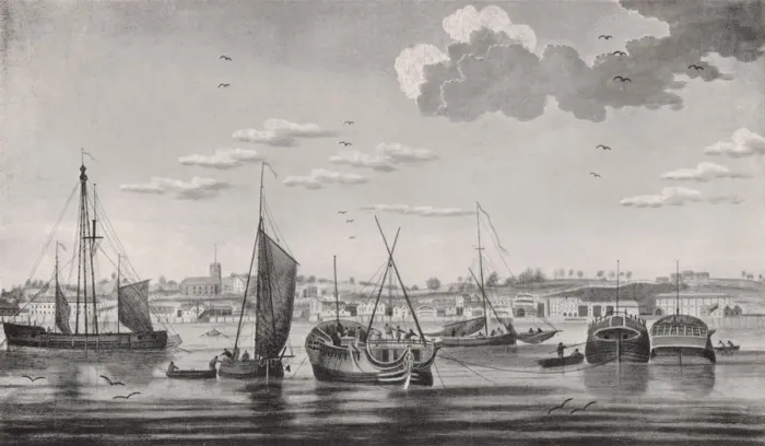 Framed Print : WOOLWICH DOCKYARD 1772 Framed Print : WOOLWICH DOCKYARD 1772