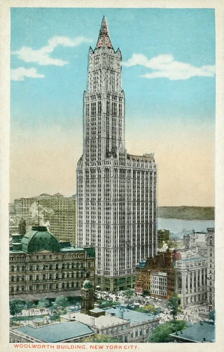 Framed Print : The Woolworth Building, 233 Broadway, New York, USA Framed Print : The Woolworth Building, 233 Broadway, New York, USA