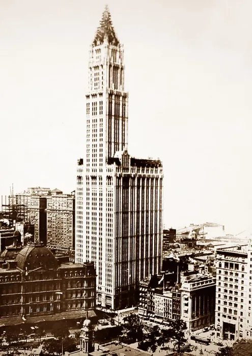 Framed Print : Woolworth Building, New York, USA Framed Print : Woolworth Building, New York, USA