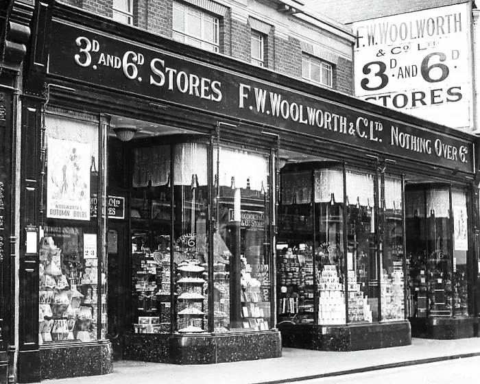 Framed Print : Woolworths store, possibly 1930s