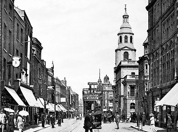 Worcester The Cross early 1900s
