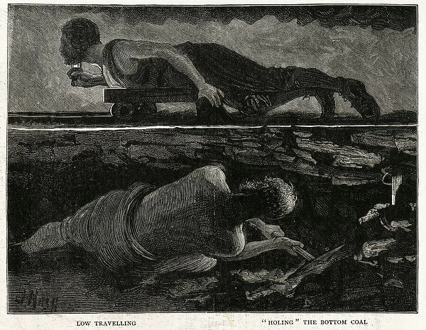 Work at a coal mine 1878