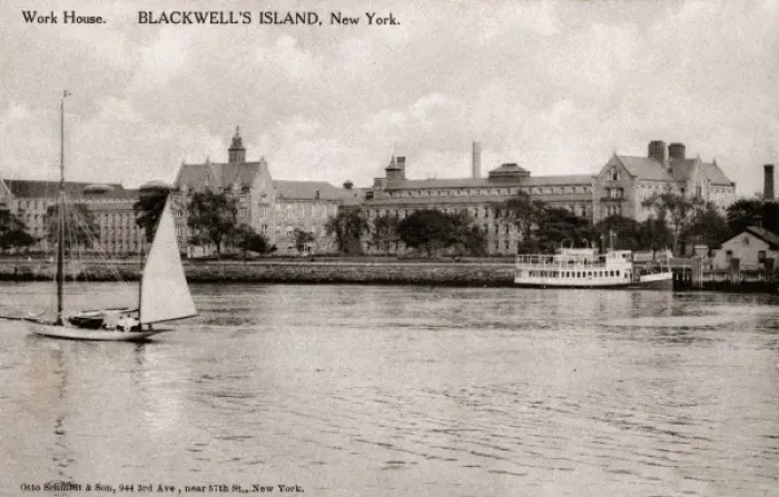 Framed Print : Work House, Blackwells Island, New York, USA Framed Print : Work House, Blackwells Island, New York, USA