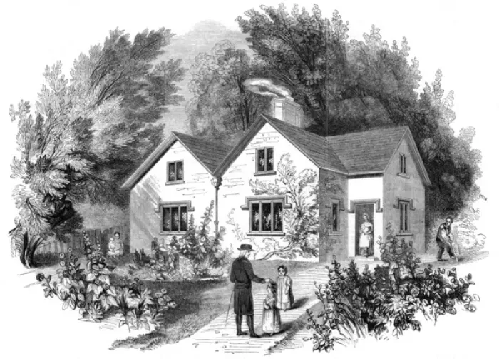 Framed Print : Workers Cottage Framed Print : Workers Cottage
