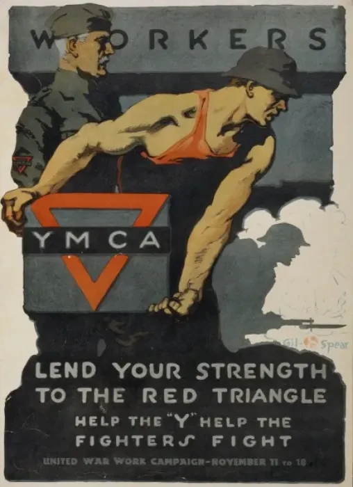 Framed Print : Workers, lend your strength to the red triangle - Help the Y Framed Print : Workers, lend your strength to the red triangle - Help the Y