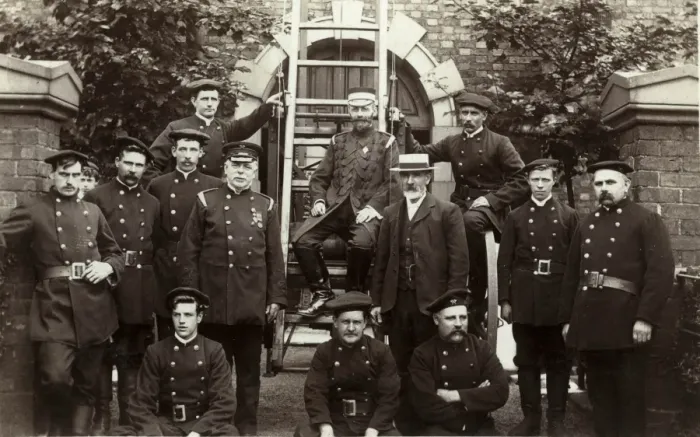 Framed Print : Workhouse Fire Brigade, Stoke on Trent, Staffordshire Framed Print : Workhouse Fire Brigade, Stoke on Trent, Staffordshire