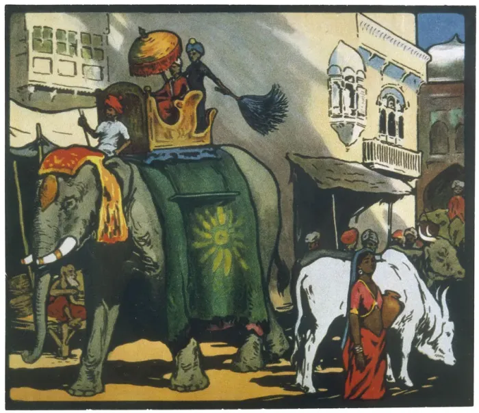 Framed Print : WORKING ELEPHANT 1914 Framed Print : WORKING ELEPHANT 1914