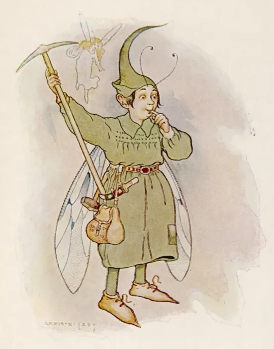 Framed Print : A working fairy Framed Print : A working fairy