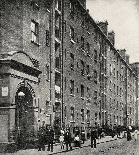 Working mens homes, Spitalfields, East End of London