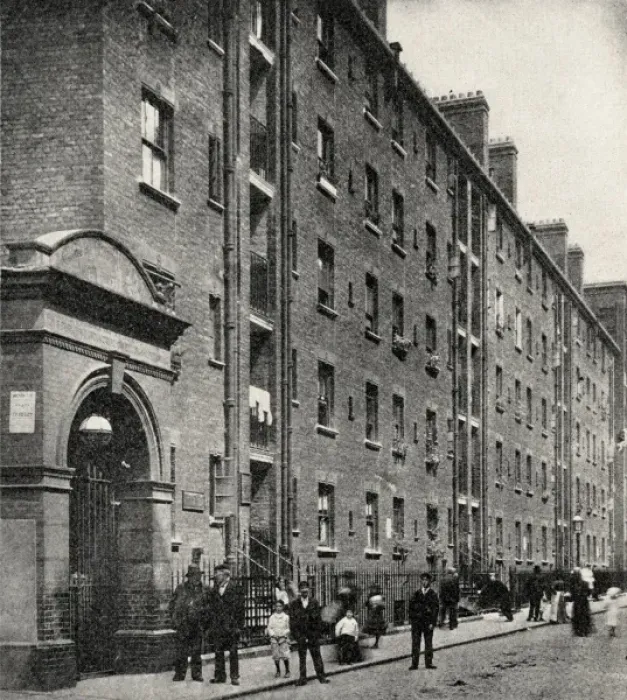 Framed Print : Working mens homes, Spitalfields, East End of London Framed Print : Working mens homes, Spitalfields, East End of London