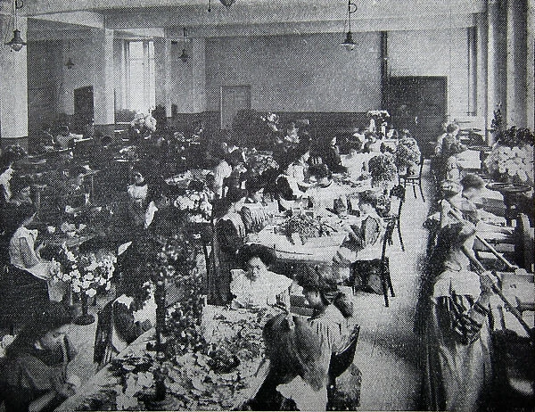 Workroom at Grooms Crippleage and Flower Girls Mission