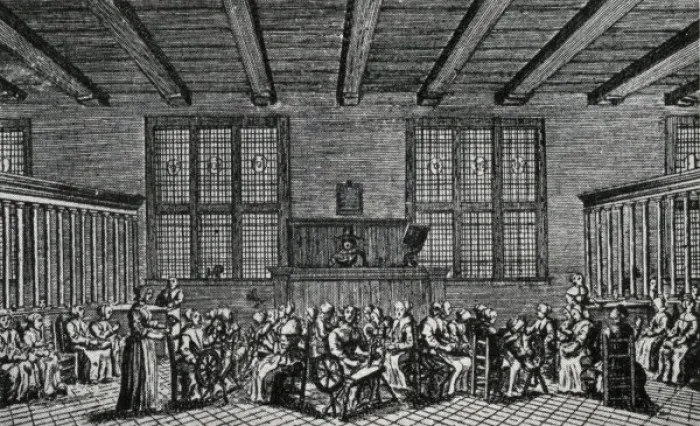 Framed Print : Workroom in the Spinhouse, Amsterdam Framed Print : Workroom in the Spinhouse, Amsterdam
