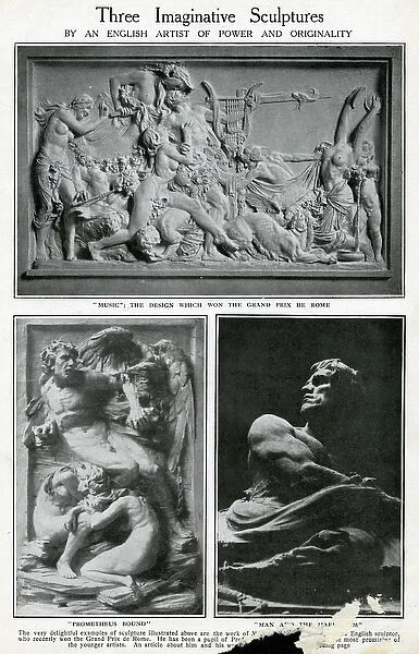 Works by Charles Sargeant Jagger, British sculptor
