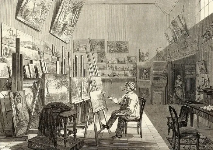 Framed Print : Workshop of Corot Framed Print : Workshop of Corot