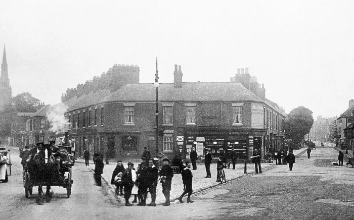 Framed Print : Worksop Victoria Square early 1900s Framed Print : Worksop Victoria Square early 1900s