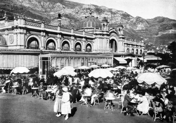Framed Print : the world famous Caf de Paris at Monte Carlo, 1922 Framed Print : the world famous Caf de Paris at Monte Carlo, 1922