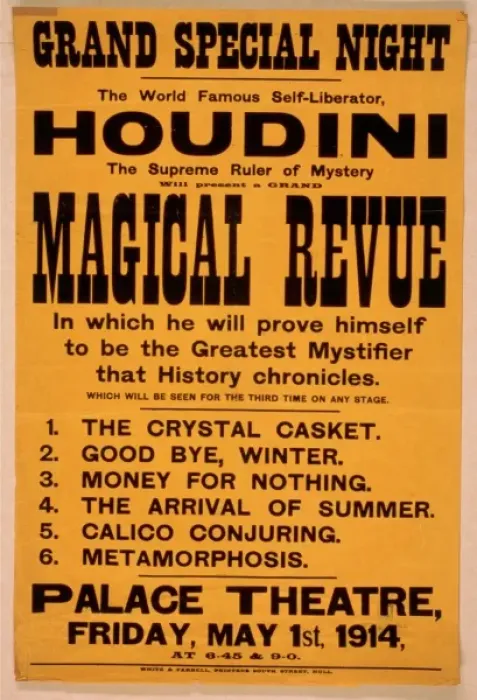 Framed Print : The world famous self-liberator, Houdini the supreme ruler o Framed Print : The world famous self-liberator, Houdini the supreme ruler o