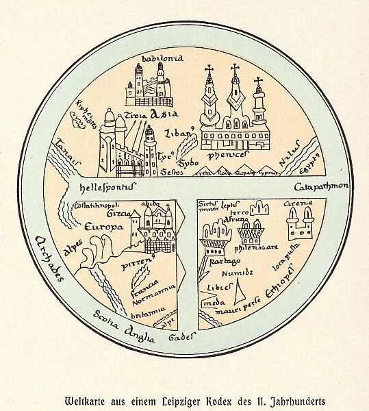 World Map / Leipzig Codex