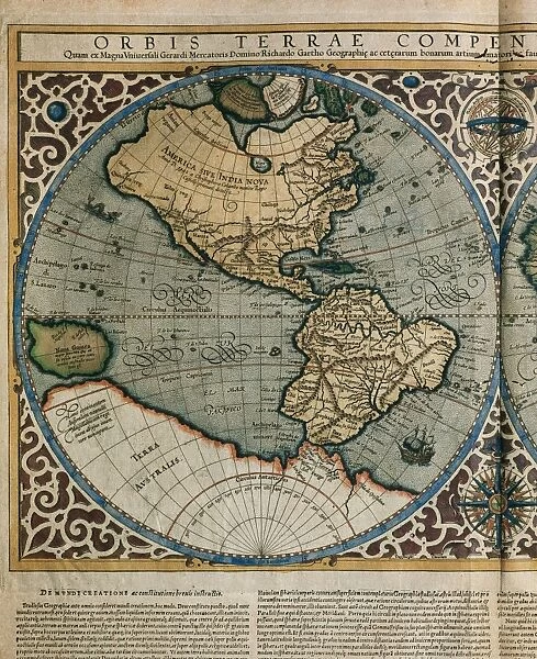 World Map by Rumold Mercator (1512-1594)