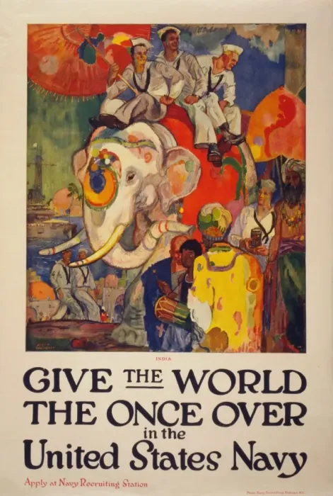 Framed Print : Give the world the once over in the United States Navy Apply Framed Print : Give the world the once over in the United States Navy Apply