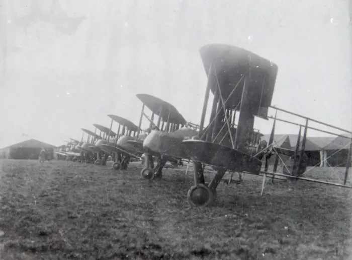 Framed Print : World War One aircraft awaiting conversion to civilian use Framed Print : World War One aircraft awaiting conversion to civilian use
