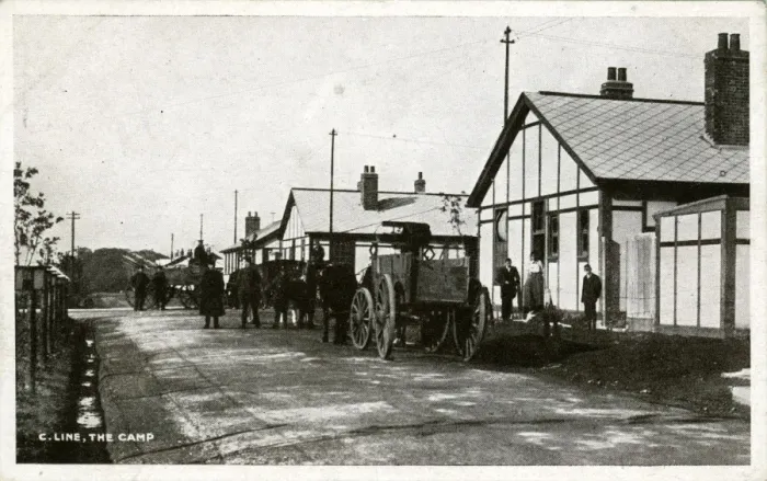 Framed Print : World War One Army Camp, Andover, England Framed Print : World War One Army Camp, Andover, England