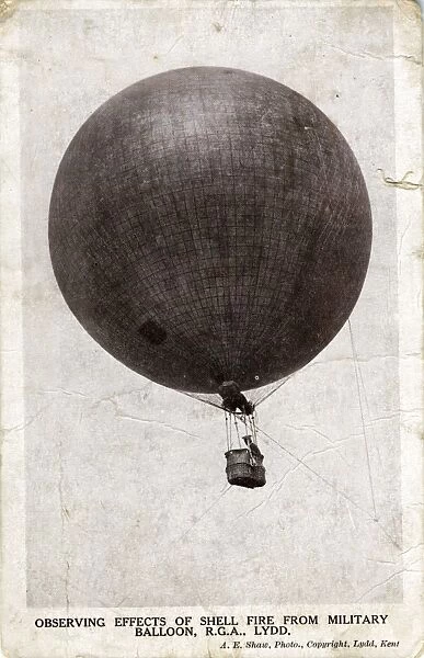 World War One Hot Air Balloon - Royal Garrison Artillery, Ly