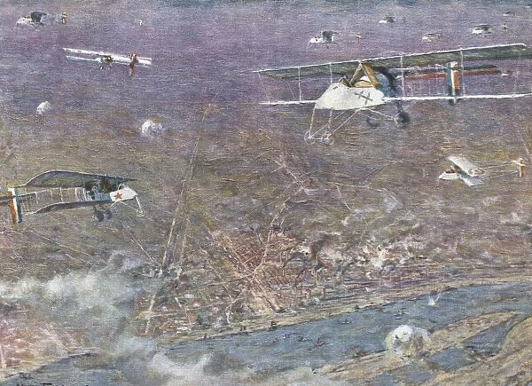 World War I. Bombing Ludwigshafen