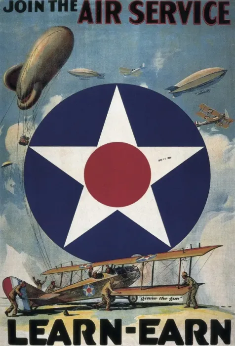 Framed Print : World War I. Join the Air Service Framed Print : World War I. Join the Air Service