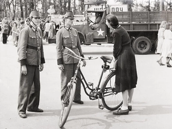 World War II Berlin action against black market 1945