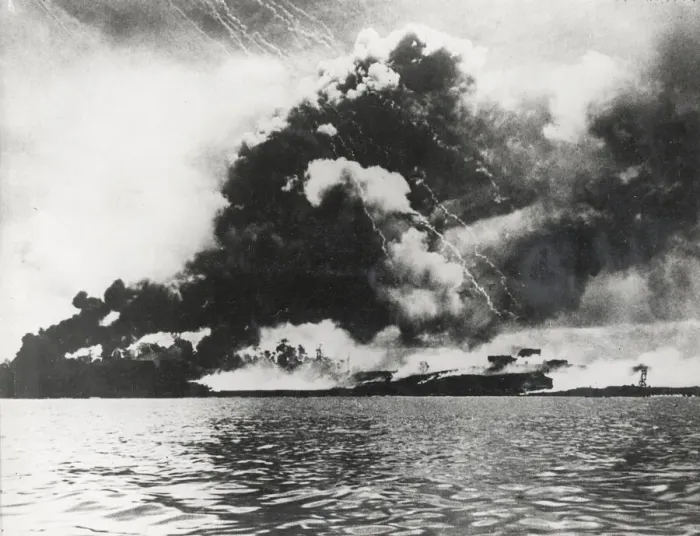 Framed Print : World War II fires burning on Tarakan Island Borneo Framed Print : World War II fires burning on Tarakan Island Borneo