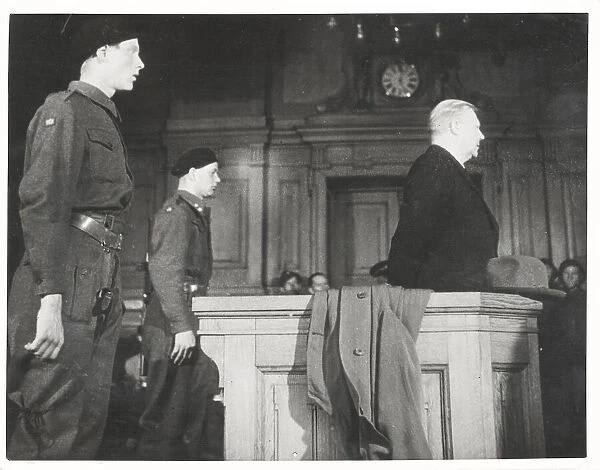 World War II Vikdun Quisling on trial, Oslo, Norway
