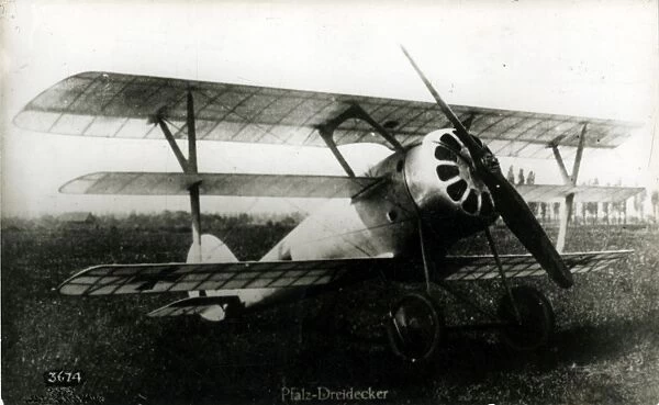 World War One Pfalz-Dreidecker German Triplane, England