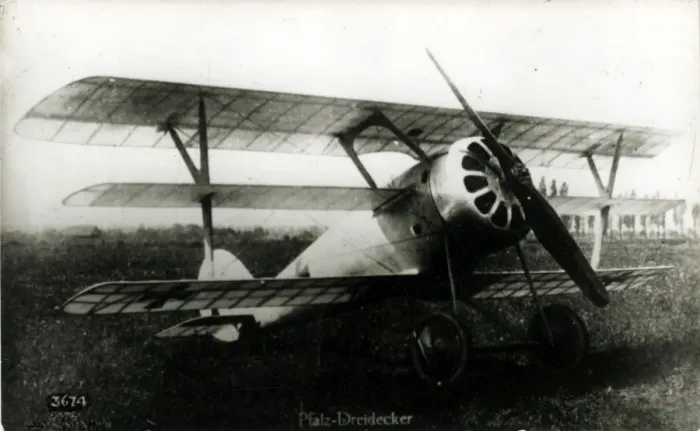 Framed Print : World War One Pfalz-Dreidecker German Triplane, England Framed Print : World War One Pfalz-Dreidecker German Triplane, England