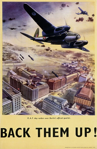 Back Them Up - World War Two poster