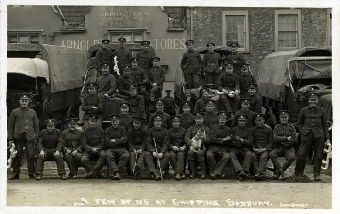 Framed Print : World War One Soldiers, Chipping Sodbury, Gloucestershire Framed Print : World War One Soldiers, Chipping Sodbury, Gloucestershire