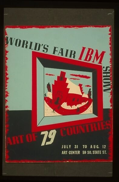 Worlds fair IBM show Art of 79 countries