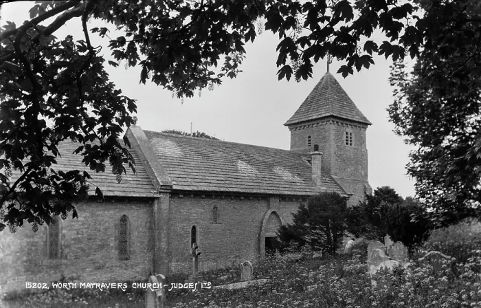 Framed Print : Worth Matravers Church Framed Print : Worth Matravers Church
