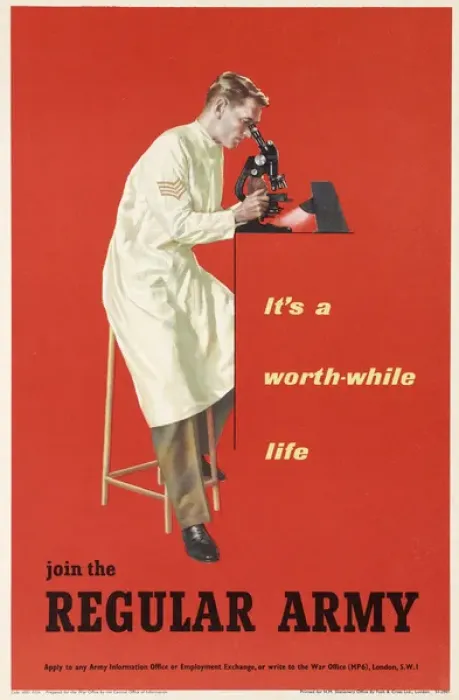 Framed Print : Its a worth-while life join the Regular Army Framed Print : Its a worth-while life join the Regular Army