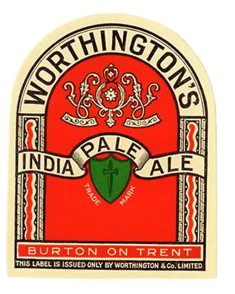 Worthington's India Pale Ale (Green coloured shield)