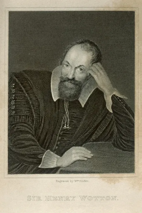 Framed Print : Wotton, Sir Henry (1568-1639). English author, diplomat Framed Print : Wotton, Sir Henry (1568-1639). English author, diplomat