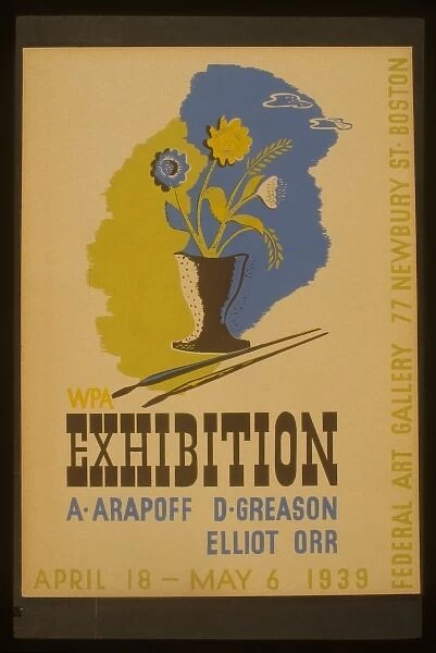 WPA exhibition A. Arapoff, D. Greason, Elliot, Orr