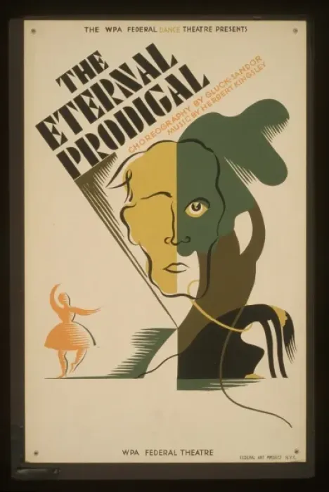 Framed Print : The WPA Federal Dance Theatre presents The eternal prodigal Framed Print : The WPA Federal Dance Theatre presents The eternal prodigal