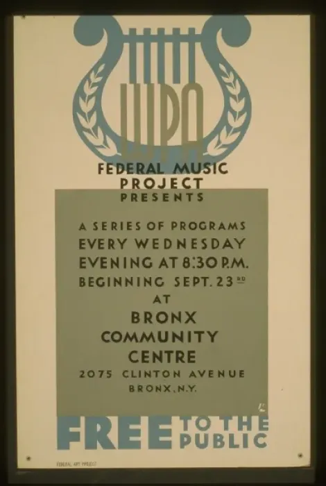 Framed Print : WPA Federal Music Project presents a series of programs ever Framed Print : WPA Federal Music Project presents a series of programs ever