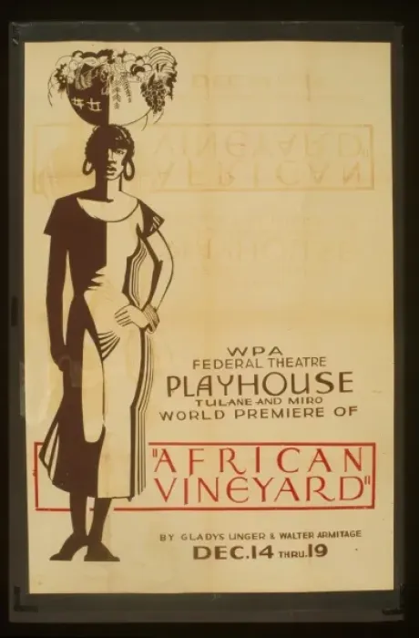 Framed Print : WPA Federal Theatre Playhouse, Tulane and Miro, world premie Framed Print : WPA Federal Theatre Playhouse, Tulane and Miro, world premie