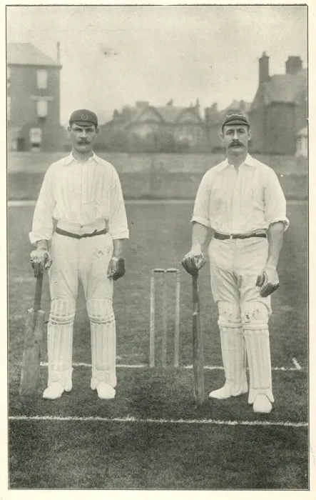 Framed Print : Wrathall and Board, cricketers Framed Print : Wrathall and Board, cricketers