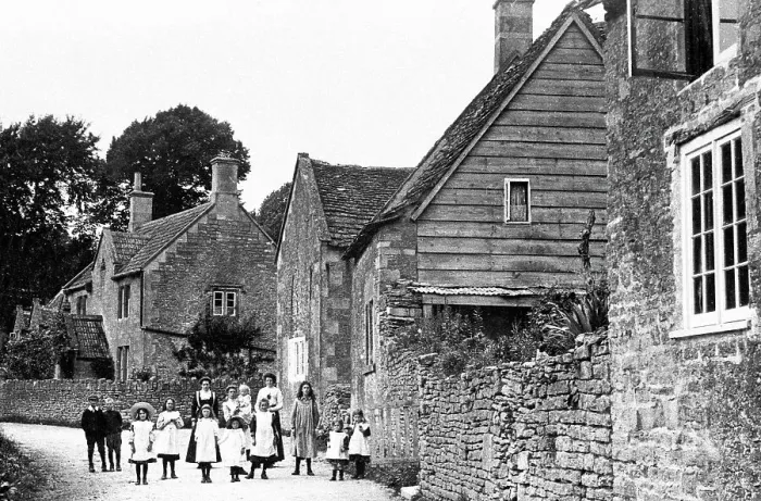 Framed Print : Wraxall early 1900s Framed Print : Wraxall early 1900s
