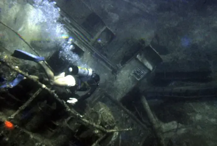 Framed Print : Wreck diving off the coast of Malta Framed Print : Wreck diving off the coast of Malta