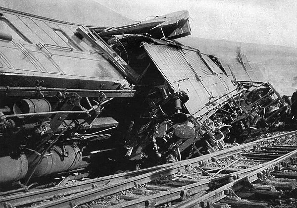 Wreckage of the Flying Scotsman